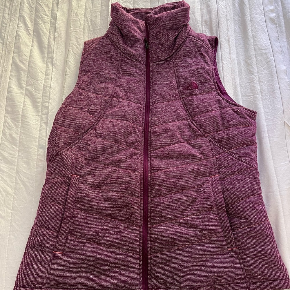 Plum North Face Vest